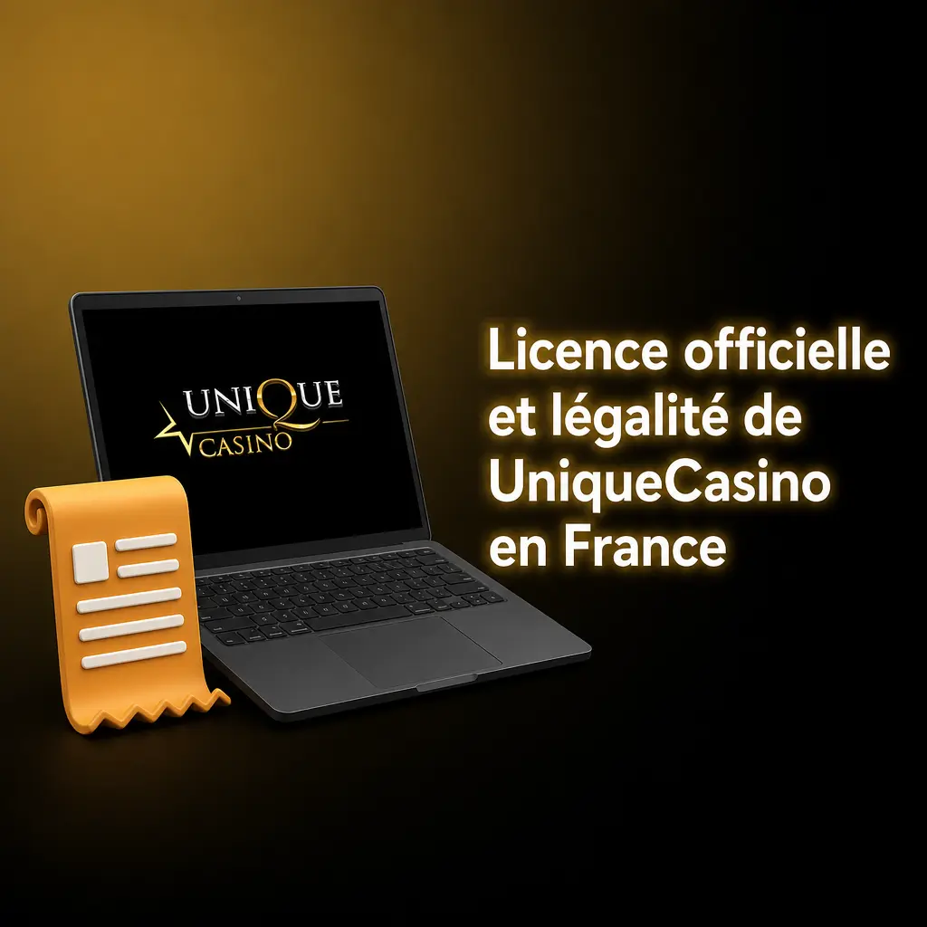 Licence officielle et légalité de UniqueCasino en France