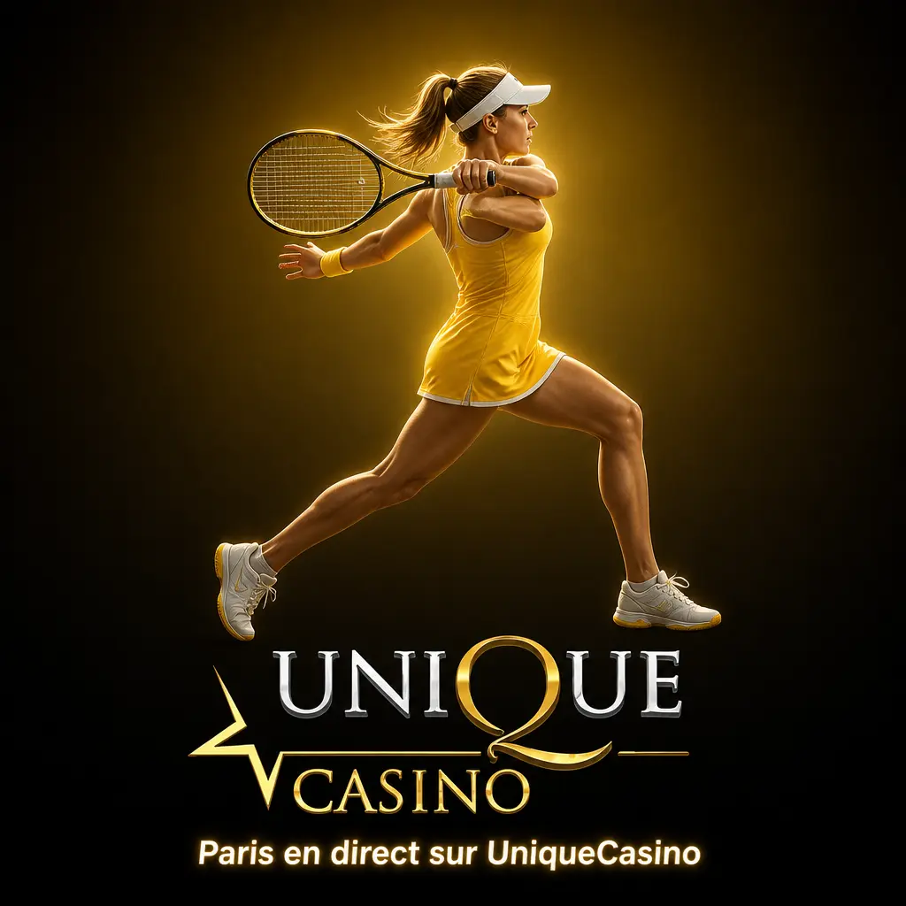 Interface de paris en direct sur UniqueCasino