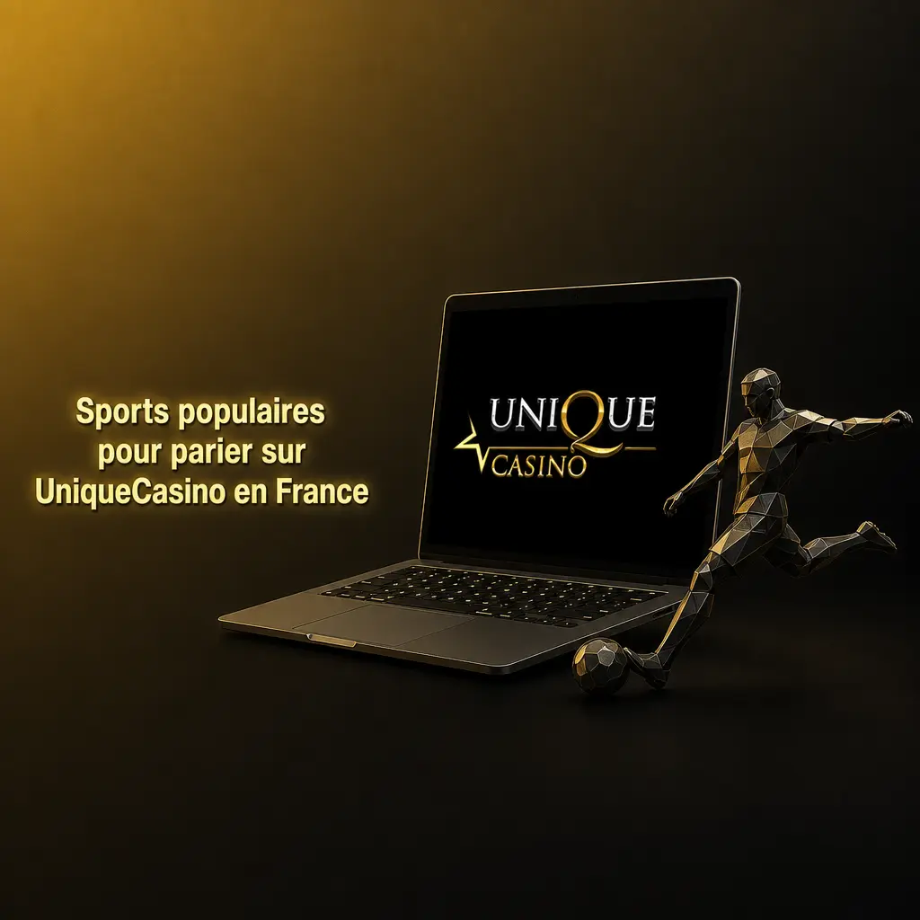 Sports populaires sur UniqueCasino : football, tennis, basketball, rugby et handball avec cotes en direct et paris variés.