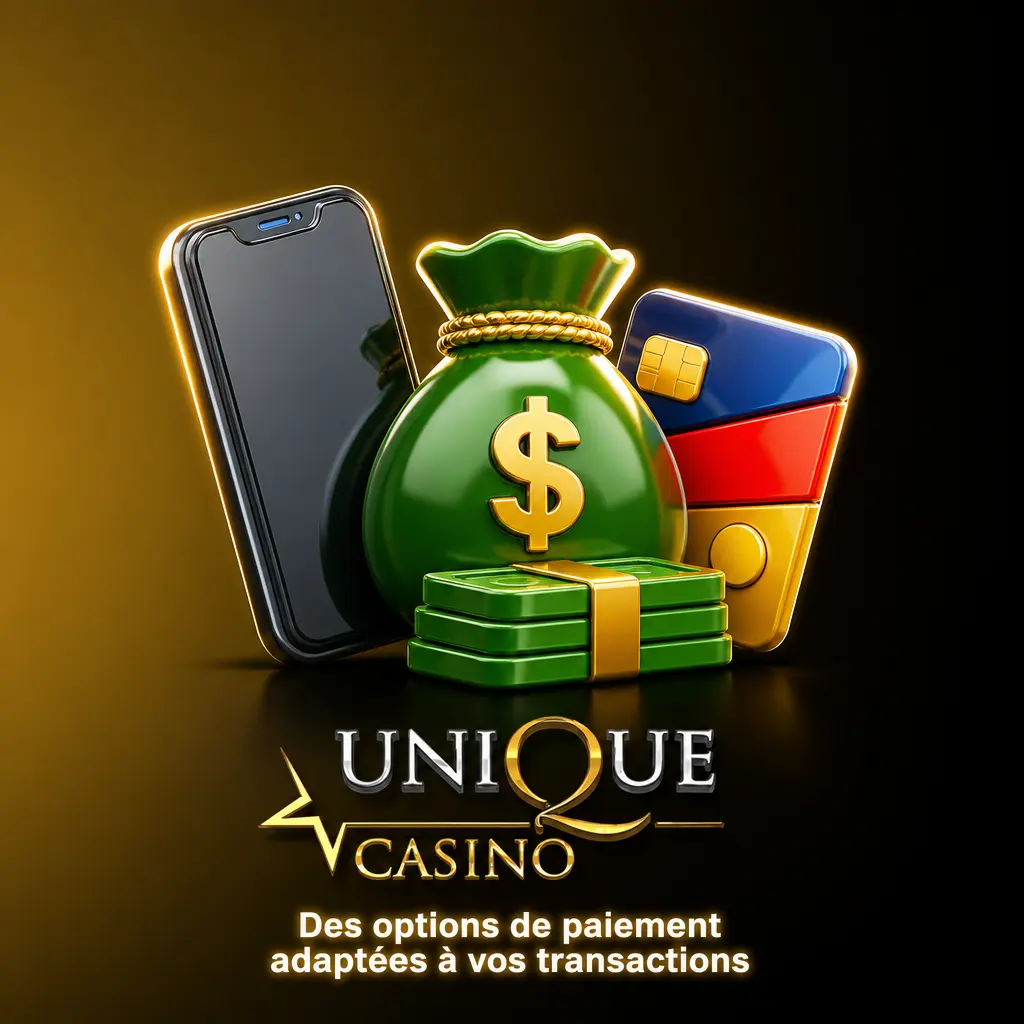 Options de paiement sécurisées sur UniqueCasino